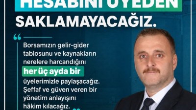 Özdal'dan Karaman Ticaret Borsası'nda Şeffaflık Sözü