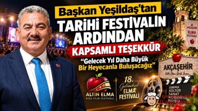 Başkan Yeşildaş'tan Tarihi Festivalin Ardından Kapsamlı Teşekkür