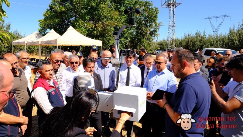 Karaman Kazımkarabekir'de Elma İçin Akıllı Erken Uyarı Siste