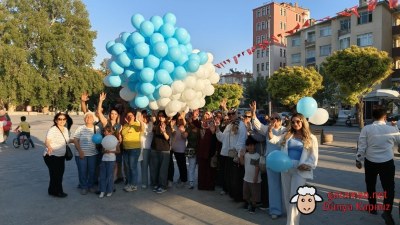 Karaman'da Bulut İçin Umut Balonları Gökyüzüne Bırakıldı