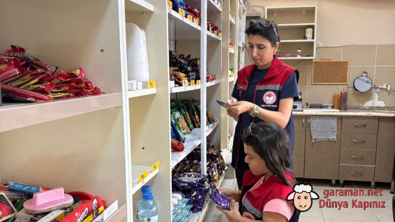 Karaman’da Okul Kantinlerinde Gıda Denetimi