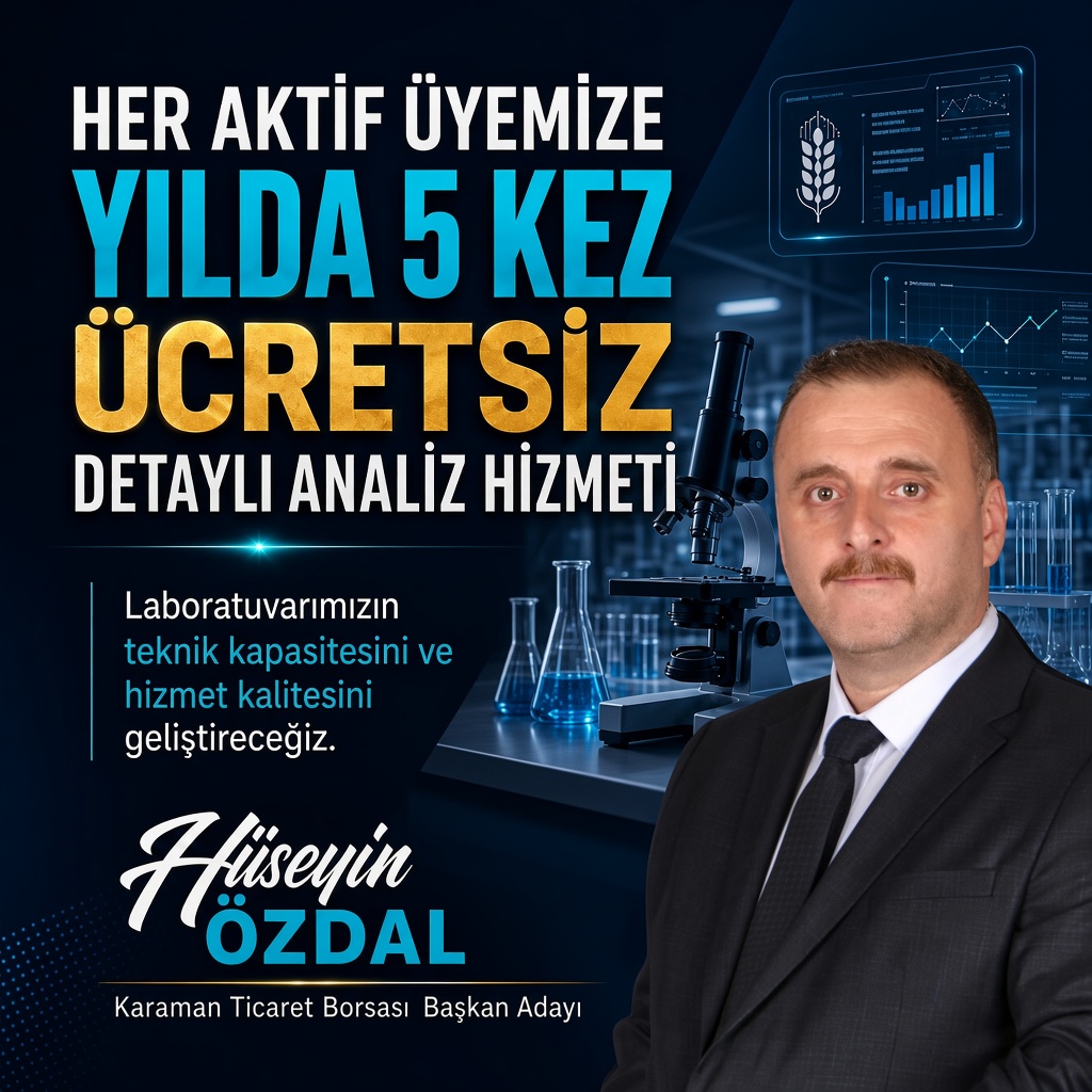 Özdal'dan Karaman Ticaret Borsası Üyelerine Ücretsiz Analiz