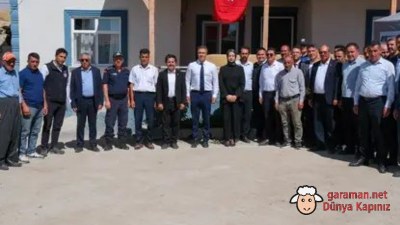 Vali Çiçek ve Vekil Sağlam, Karaman Köylerinde Vatandaşla Bu
